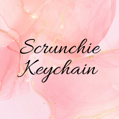 Scrunchie Keychain