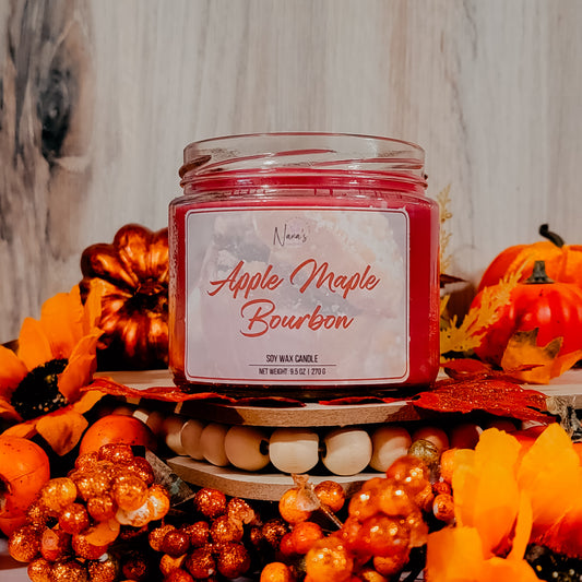 Apple Maple Bourbon Soy Candle