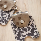Cow Print Hand Sanitizer Holder