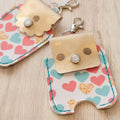 Pastel Hearts Hand Sanitizer Holder