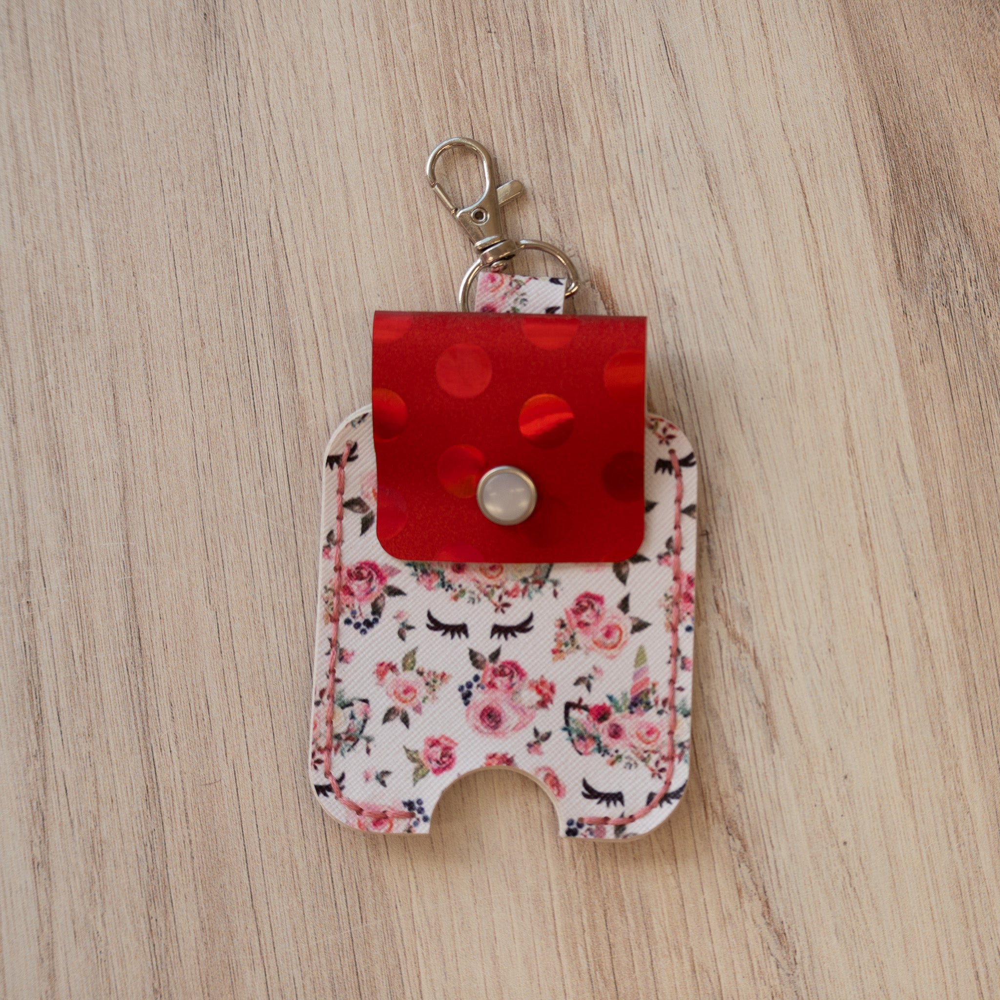 Rosy Unicorn Hand Sanitizer Holder