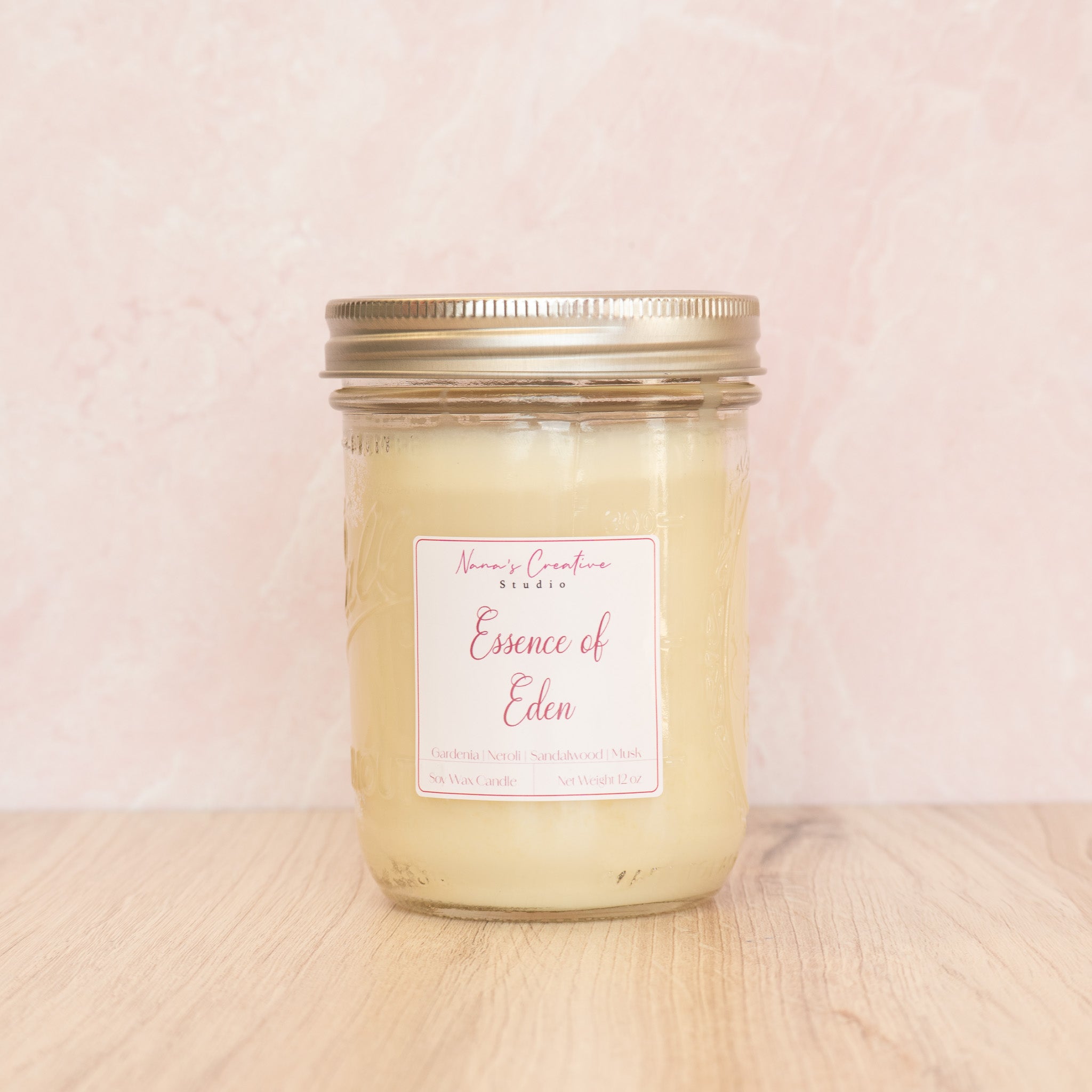 American Soy Wax Candle: Essence of Eden