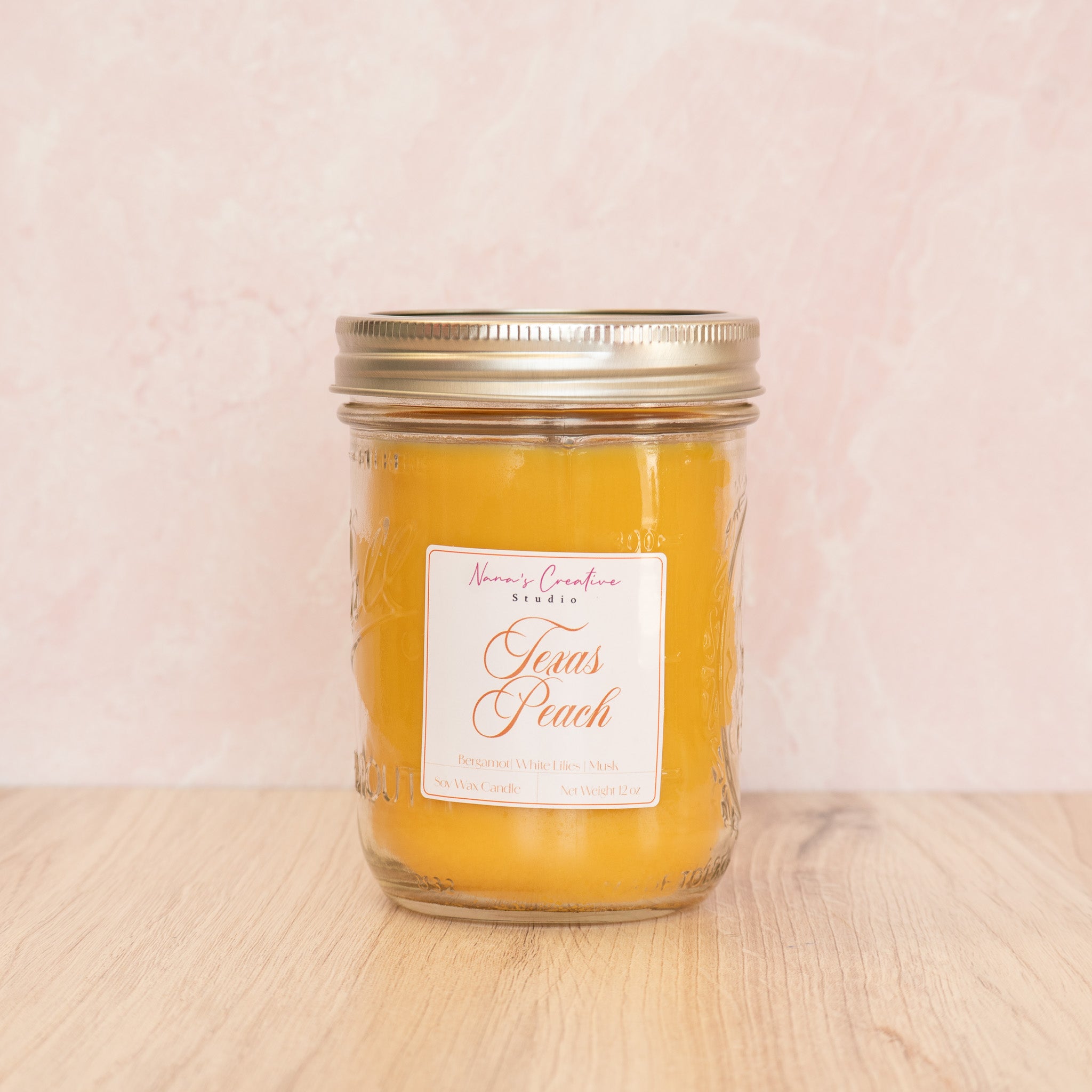 Texas Peach Soy Candle