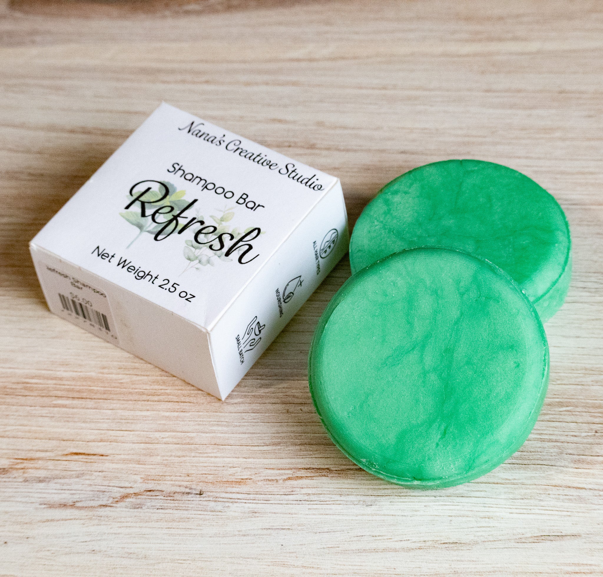 Luxury Botanical Shampoo Bar: Refresh