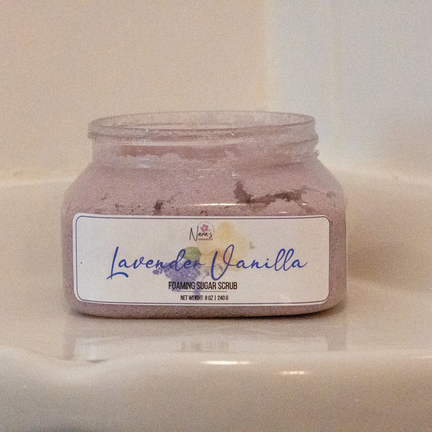 Lavender Vanilla Foaming Sugar Scrub