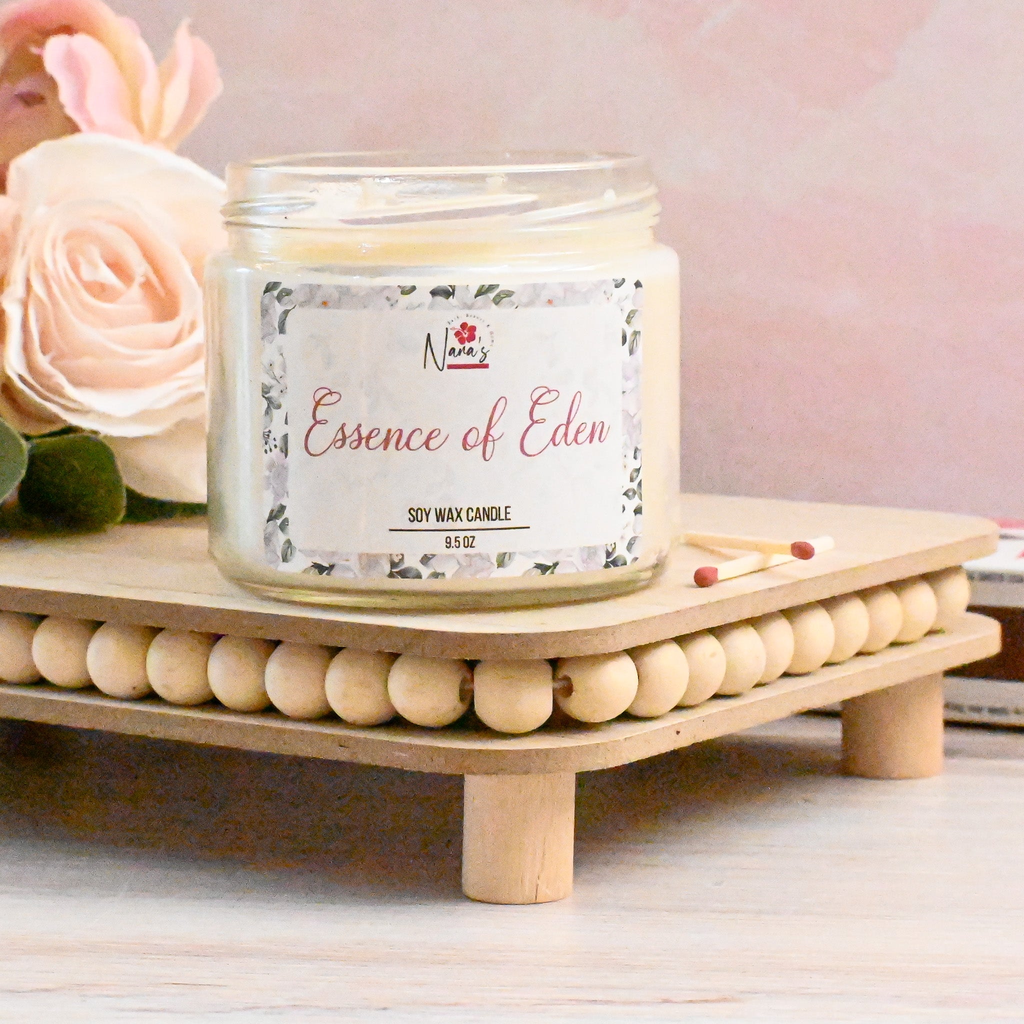 American Soy Wax Candle: Essence of Eden