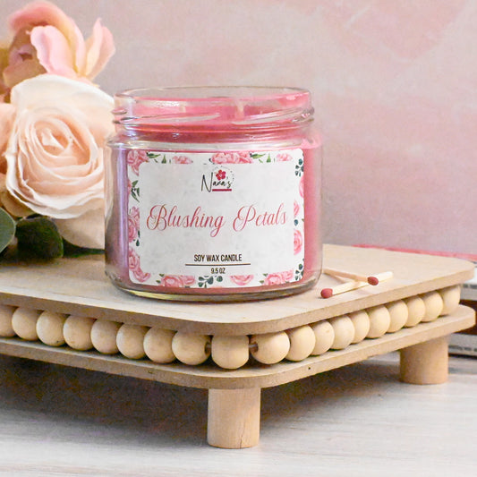 Blushing Petals Soy Candle