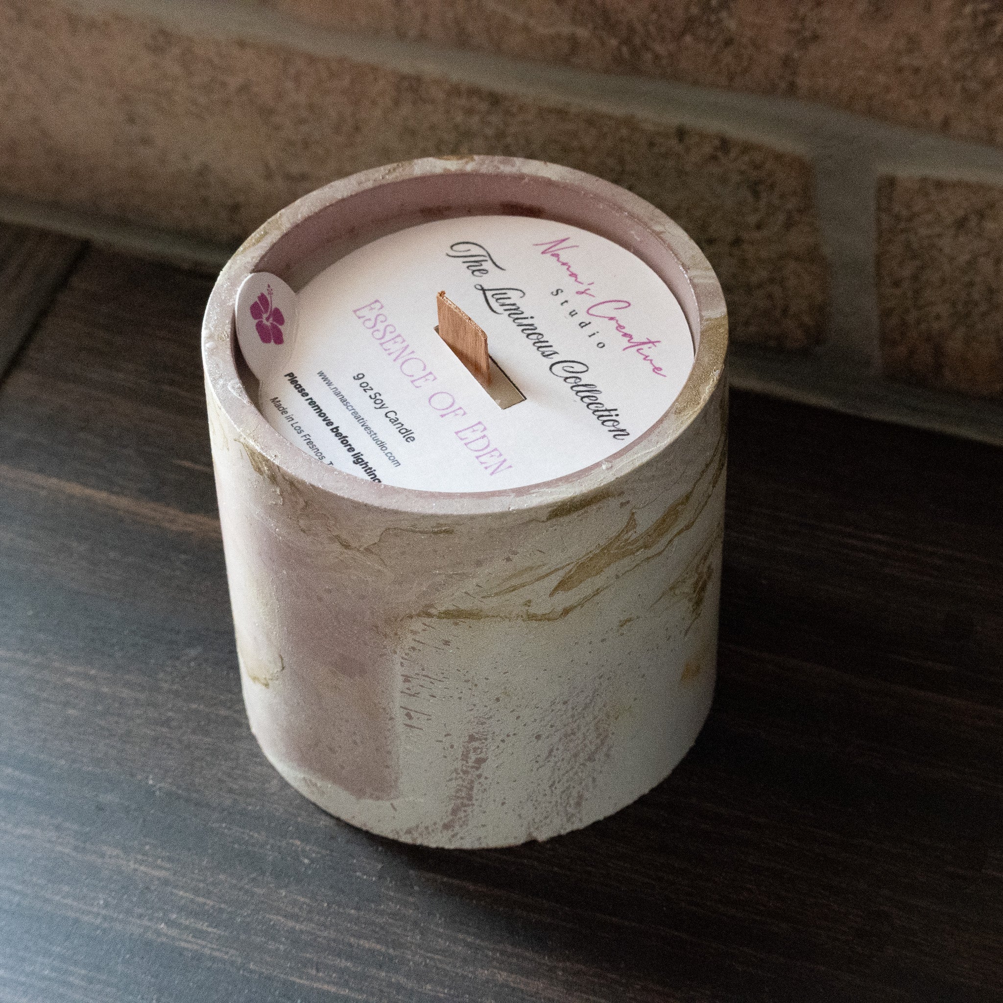 Essence of Eden Cement Candle