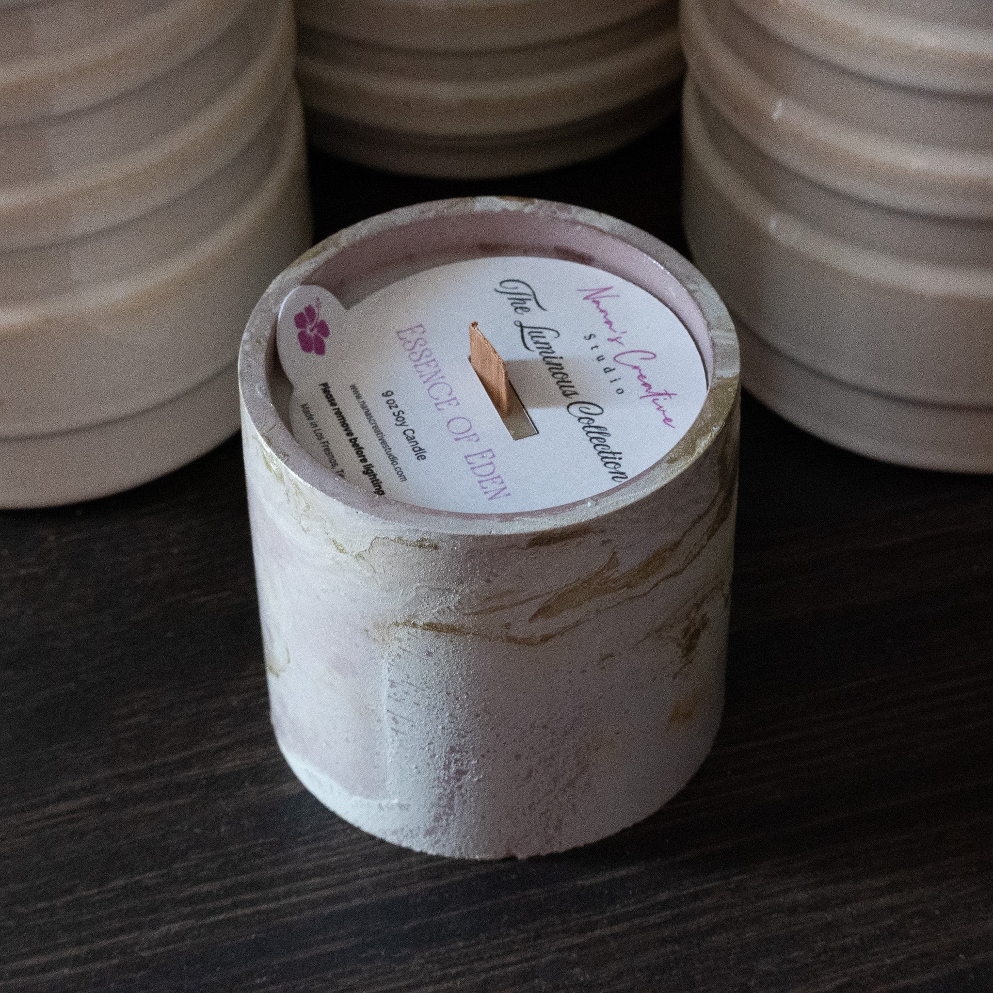 Essence of Eden Cement Candle