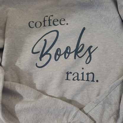 Coffee Rain Books Sweater