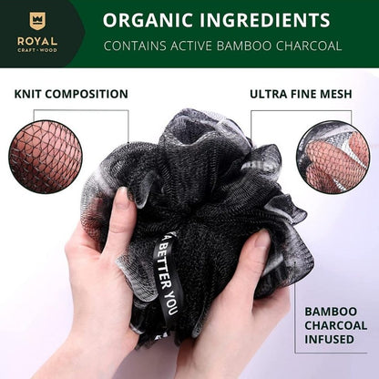 XL Activated Charcoal Loofah