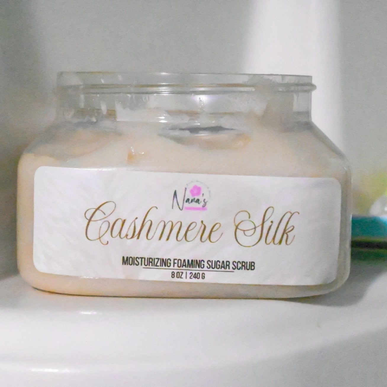 Cashmere Silk Foaming Sugar Scrub - Nana's Creative Studio