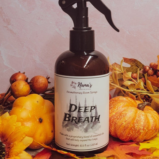Deep Breath Aromatherapy Room/Linen Spray - Nana's Creative Studio