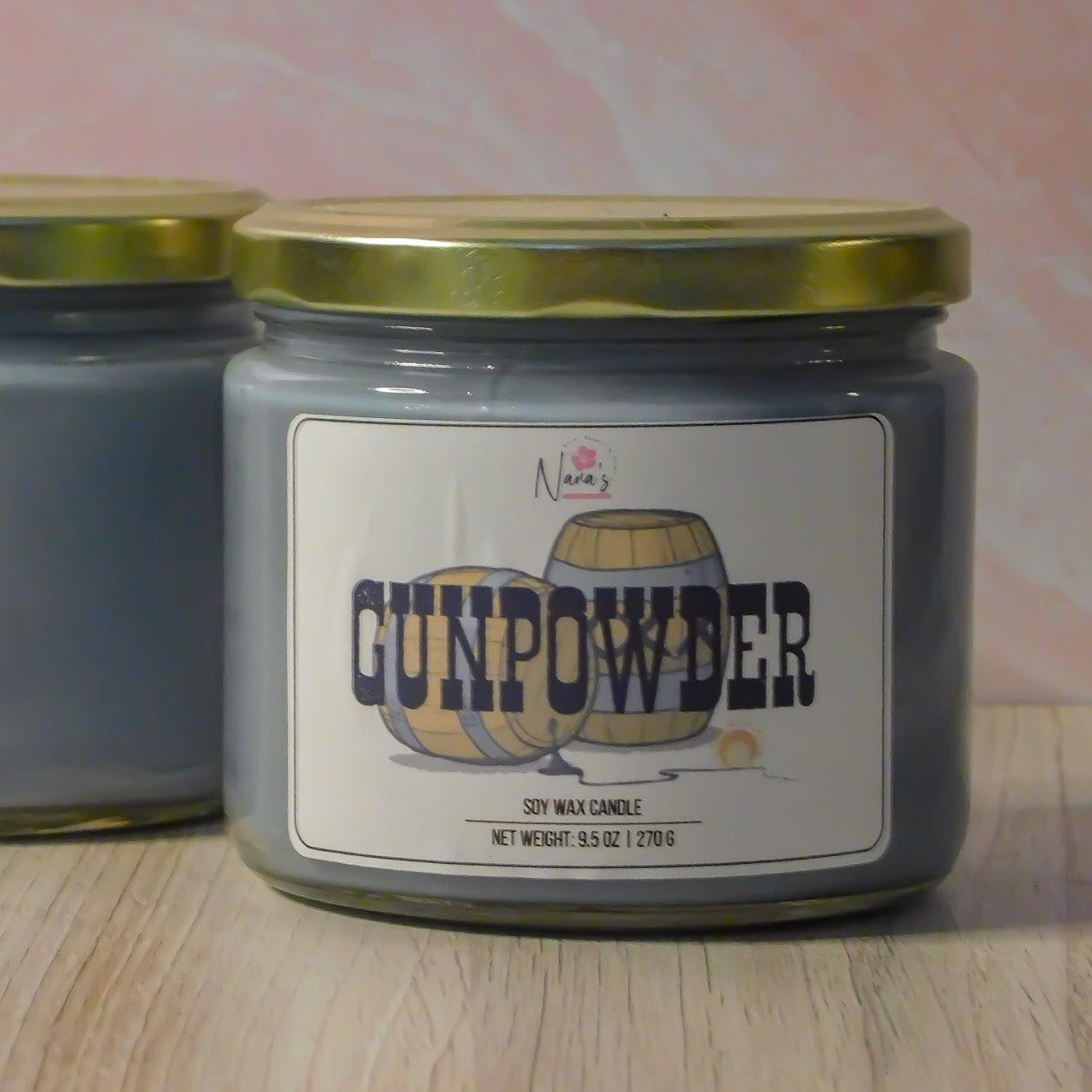 Gunpowder Soy Candle - Nana's Creative Studio