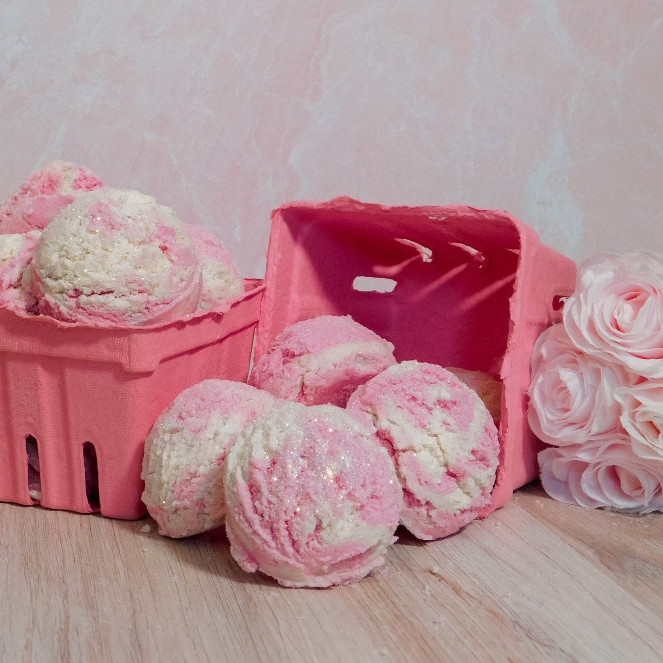 Strawberries & Champagne Bath Truffles - Nana's Creative Studio