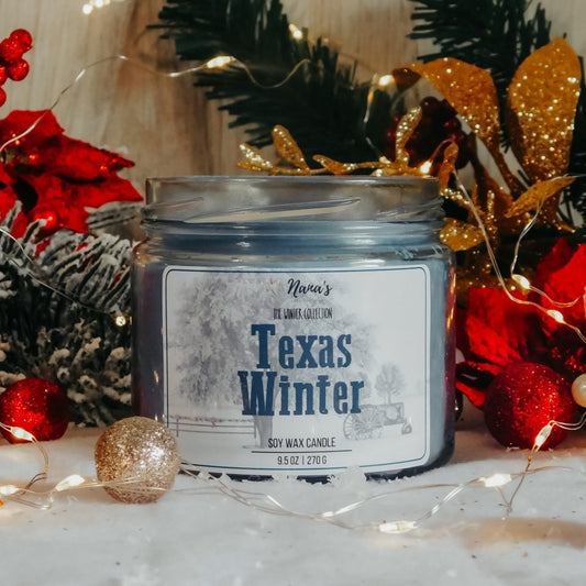 Texas Winter Soy Wax Candle - Nana's Creative Studio