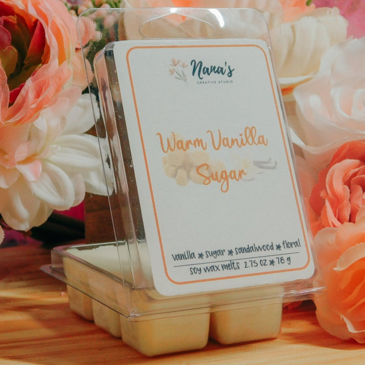 Warm Vanilla Sugar Soy Wax Melt - Nana's Creative Studio